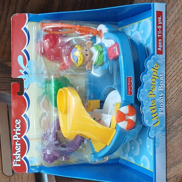 Fisher-Price Little People Floaty Boat NIP Bath Pool toy